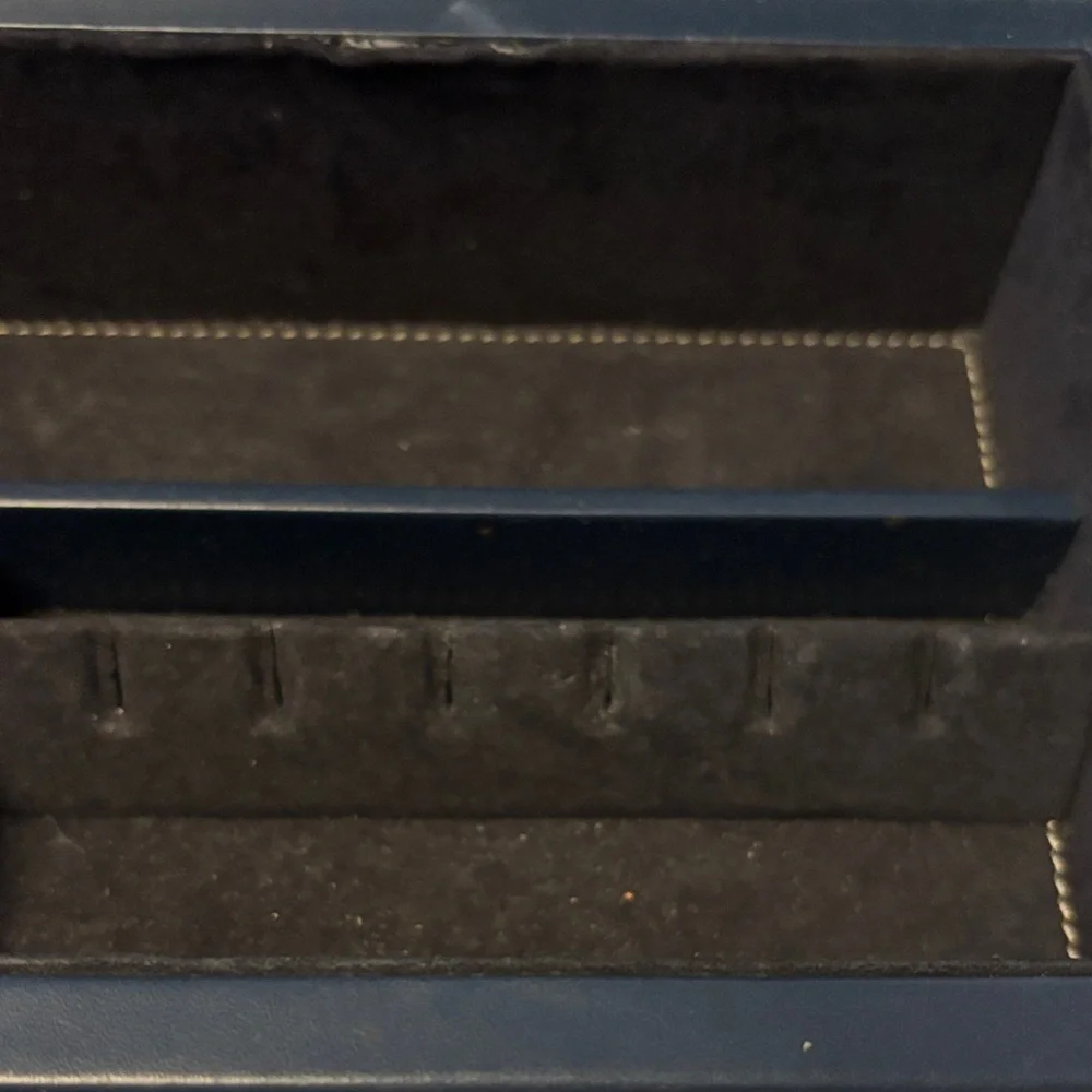 Dooney & Bourke Black and Navy Clutch